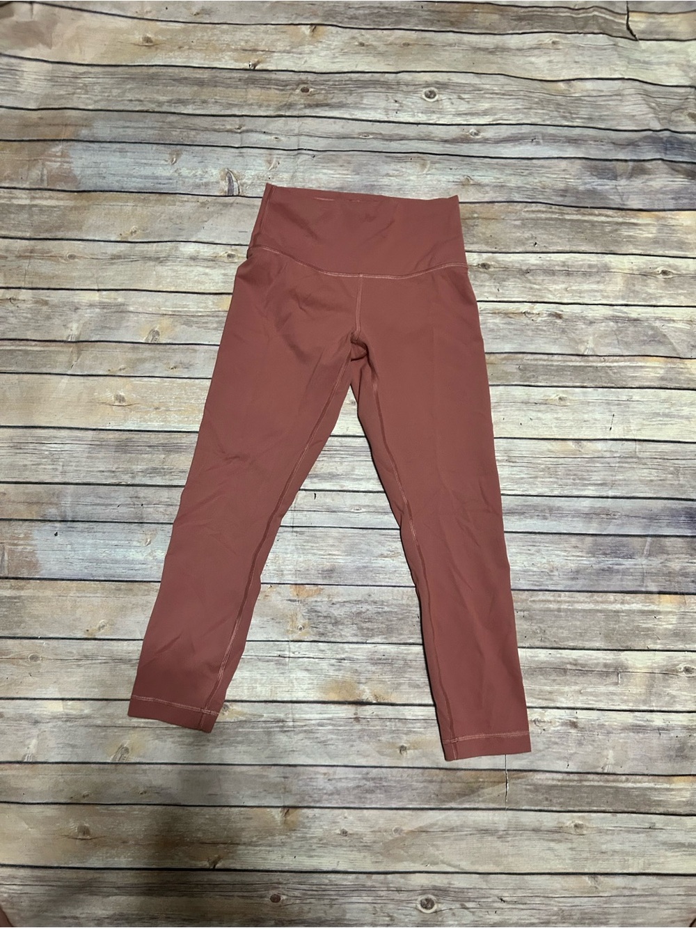Women’s Lululemon High-Waist Active Leggings in Rust